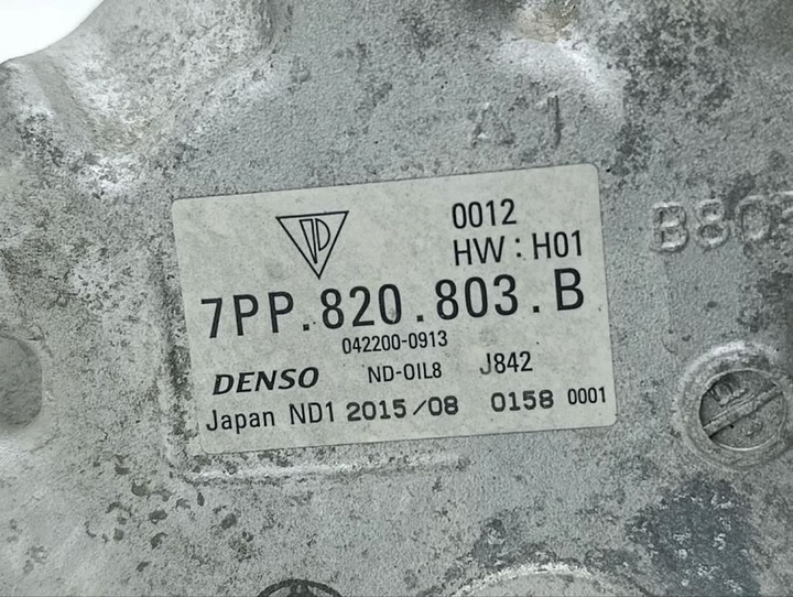 фото №9, Porsche cayenne 92a 2016 компресор / компресор кондиціонера a/c 7pp820803