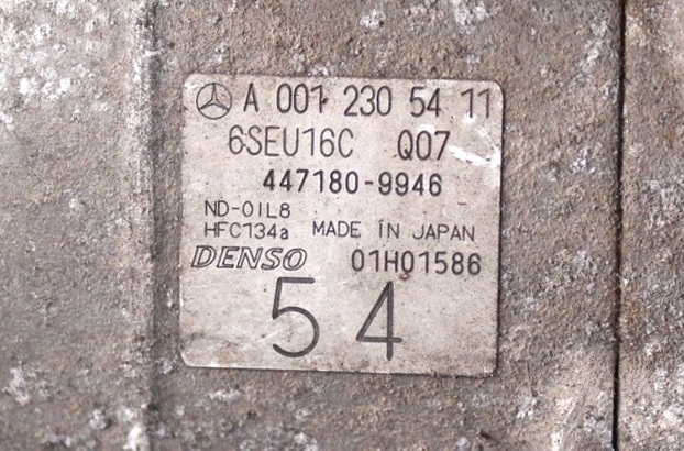 фото №8, Компрессор кондиционера mercedes r171 a0012305411