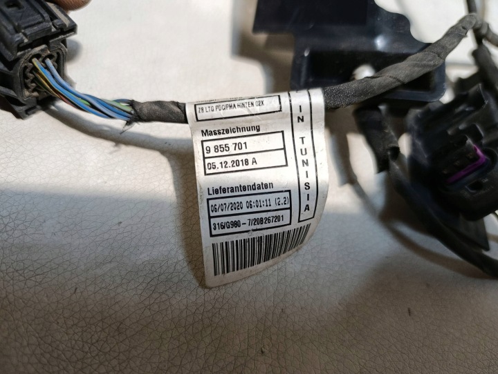 фото №8, Джгут проводки датчиків pdc зад bmw 4 g22 g23 9855701