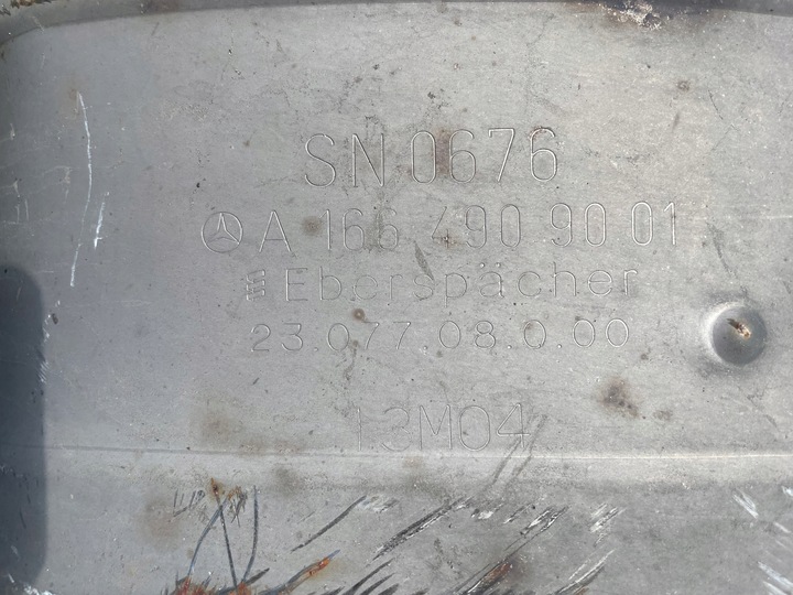 фото №5, Вихлоп глушник a1664909001 mercedes x166 gl gls 4,7 v8