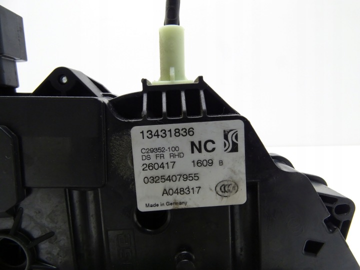 фото №9, Замок двері праві перед передній 6 pin opel corsa e 13431836