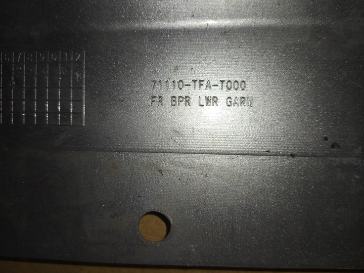 фото №9, Спойлер бампера перед honda cr-v 4 рестайлінг 2015r.