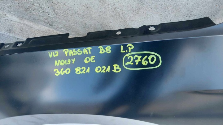 фото №11, Volkswagen passat b8 крило ліві перед передній новий oem номер 2760