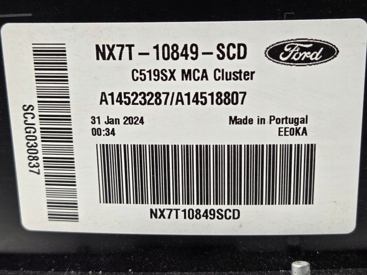 фото №15, Ford focus mk4 рестайлинг панель приборов lcd дисплей nx7t-10849