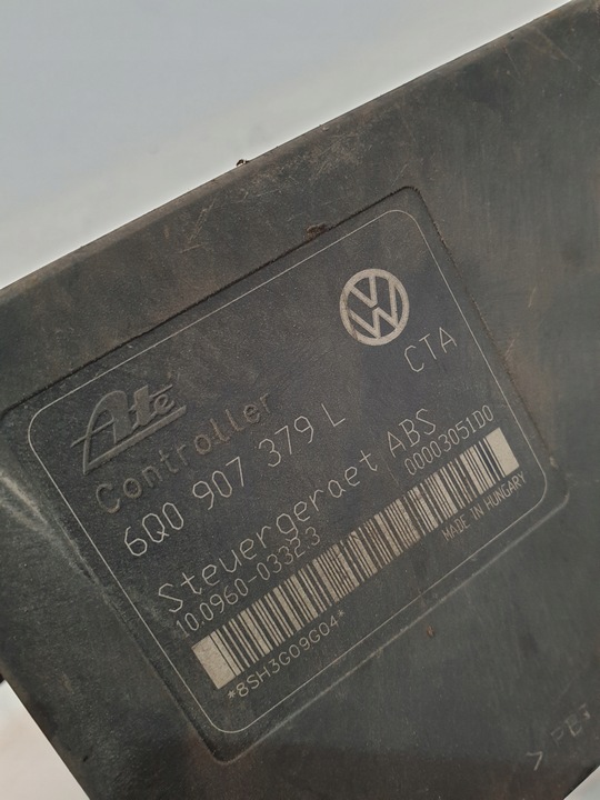 фото №8, Насос тормозная блок управления abs 6q0614117h vw polo iv seat skoda 1.4 tdi 02r