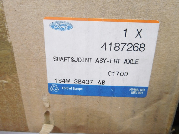 фото №7, Полуось левая ford focus i оригинальный номер 4187268