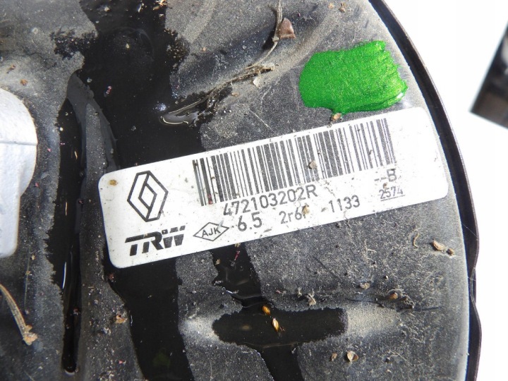 фото №4, Renault clio 4 iv 1.5dci вакуумный усилитель тормозов (серво) 472103202r