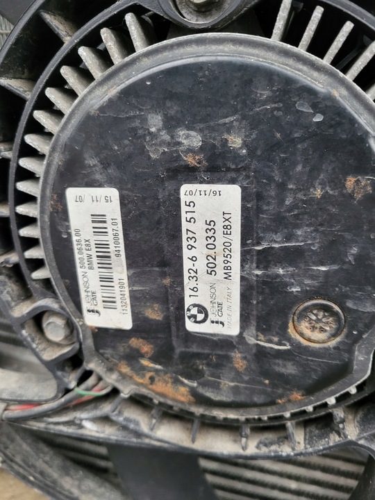 фото №8, Bmw e90 e91 08r 320 d 2.0 n47 pas переднее радиатор усилитель лобовое