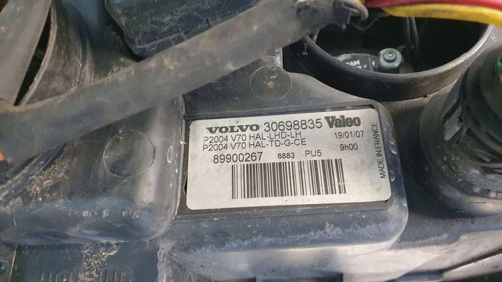 фото №11, Лампа перед левая volvo v70 ii рестайлинг xc70 30698835 04-