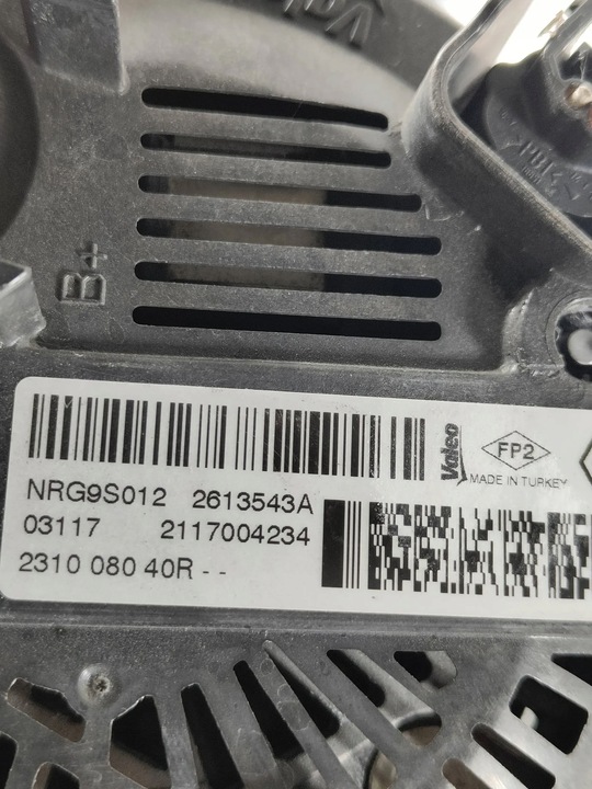 фото №7, Renault scenic iv 1.2 tce clio v 1.0 tce генератор оригінал