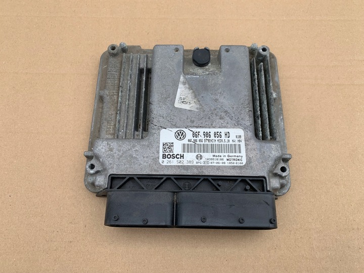 фото №1, Компьютер блок управления двигателя 06f906056hd golf v vw eos 2.0 fsi 100% исправный