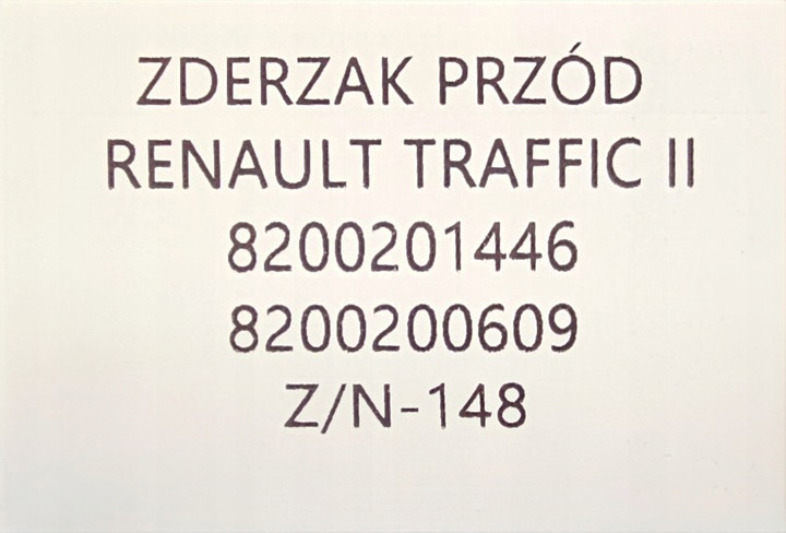 фото №10, Новий оригінальний бампер перед renault trafic ii / opel vivaro a 2001-2006