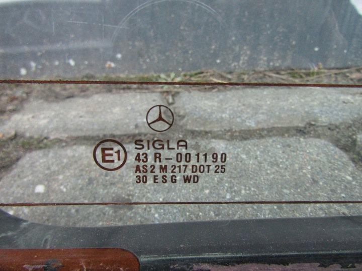 фото №9, 8 mercedes w124 универсал стекло задняя крышки багажника + прокладка