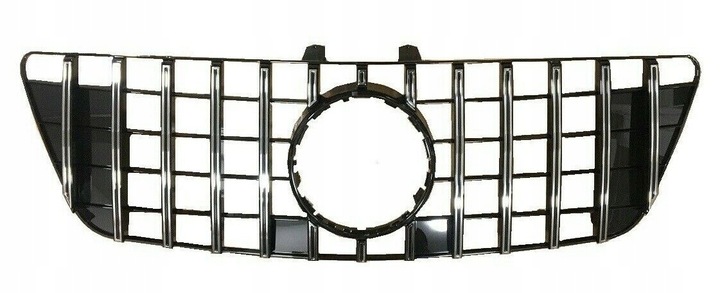 фото №1, Решітка решітка радіатора mercedes ml w164 рестайлінг 08-11 panamericana amg gt хром нова