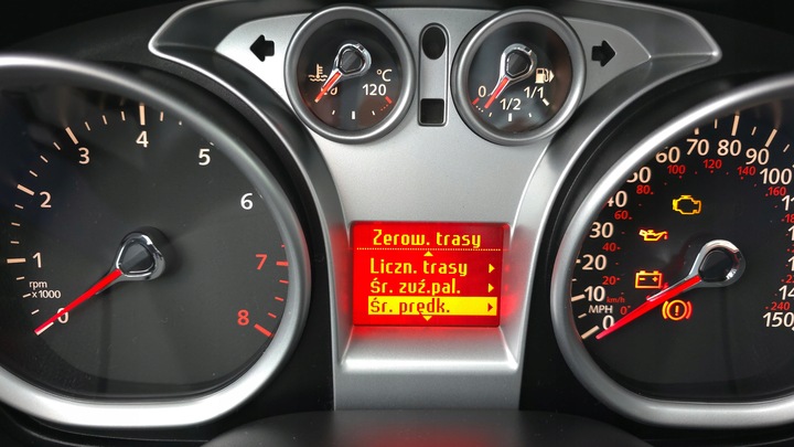 фото №9, Ford focus mk2 рестайлинг c-max mk1 fl kuga i спидометр дисплей 2008 r. бензин