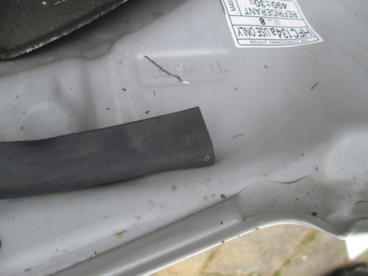 фото №11, Капот крышка двигателя toyota corolla e12 2002-07 серебряная 3dr 5dr хэтчбек