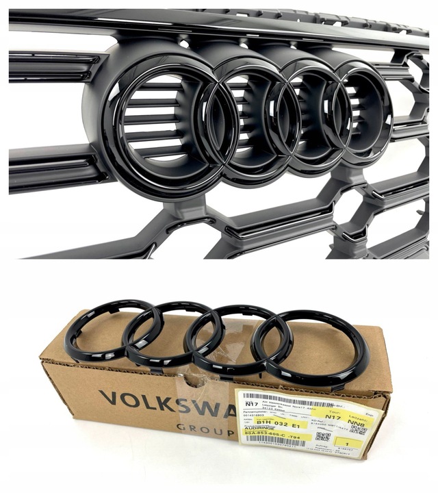 фото №8, Audi sq5 ii 80a рестайлінг 2021 2022 2023 решітка радіатора решітка