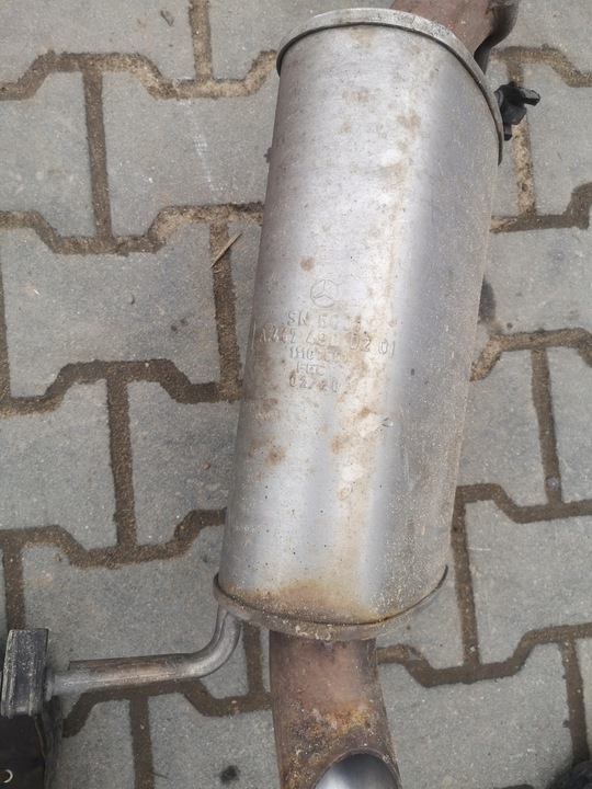 фото №10, Mercedes v-klasa vito w447 глушитель комплектный катализатор a4474902701