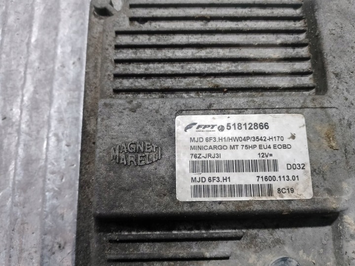 фото №6, Компьютер, блок управления  fiat fiorino iii 51812866 1.3 jtd