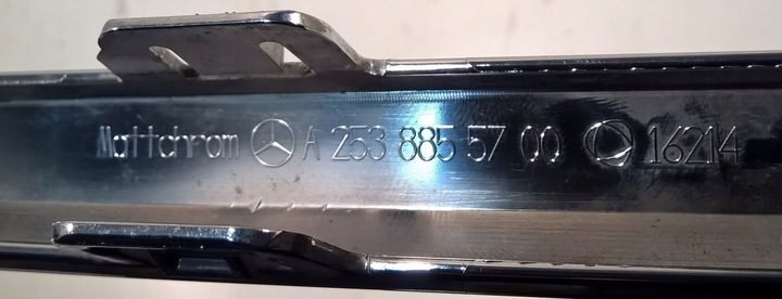 фото №11, Mercedes glc x253 2015- хром планка бампера зад оригінальний номер a2538851000