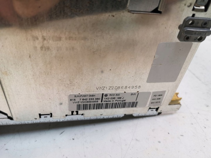 фото №8, Volkswagen passat b6 2008 панель / радиопроигрыватель cd/dvd/gps