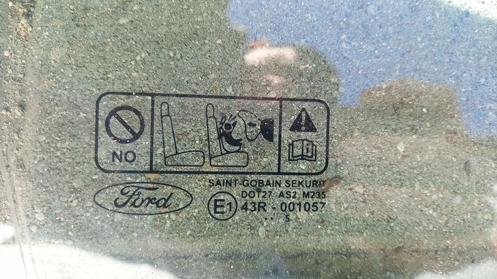 фото №2, Стекло дверь правые перед ford c-max