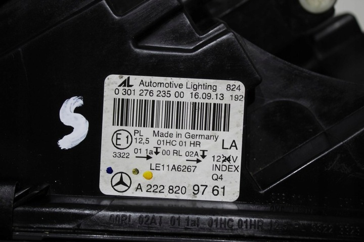 фото №12, Mercedes s222 w222 полный led левый лампа перед левая