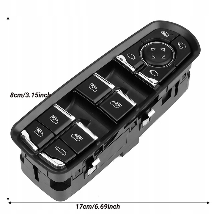 фото №9, Панель кнопка стекло переключатель управление porsche cayenne