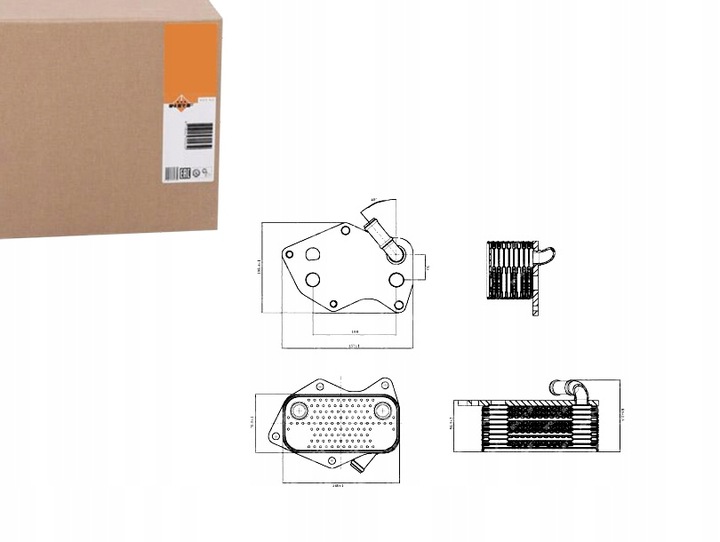 фото №1, Радиаторов масла nrf 07k117021c 90809