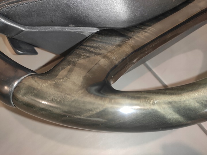 фото №13, Mercedes s-klasa w221 w216 рестайлинг руль мульти лепестки кожа дерево идеал