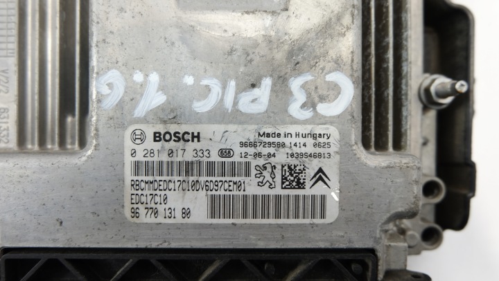 фото №8, Citroen c3 picasso 1.6 hdi блок керування двигуном (ебу, комп'ютер двигуна) 9677013180