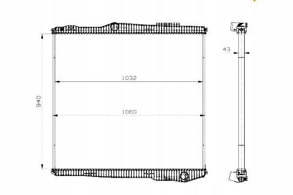 фото №2, Радиаторов двигателя nrf