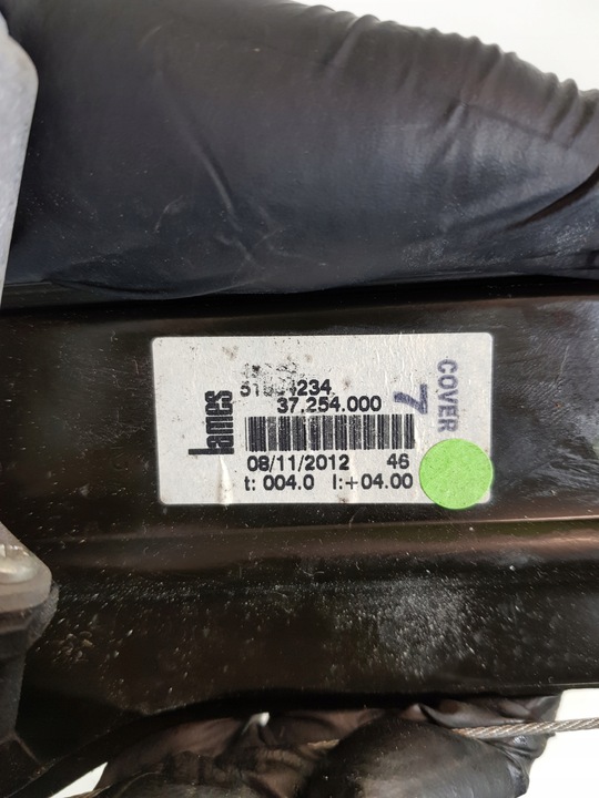 фото №12, Механізм скла праві перед 51884233 fiat 500l eur