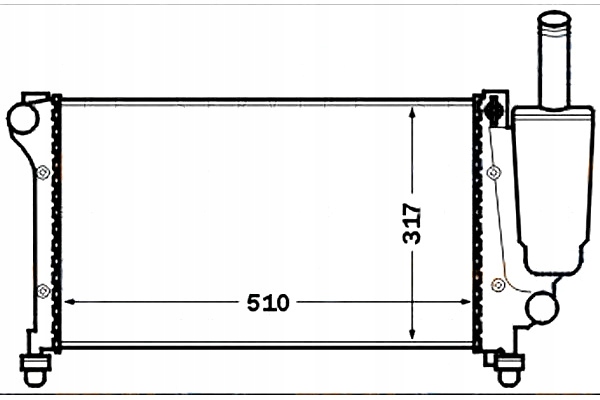 фото №2, Радиаторов fiat panda 1,1 03- hella
