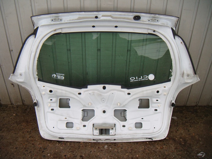 фото №5, Renault clio 3 iii 05-09 кришка задня + сплав - bez скла - біла ov369