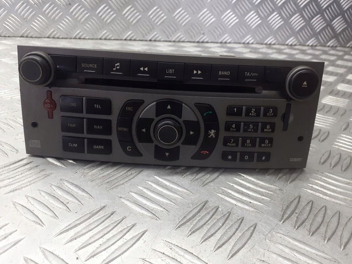 фото №1, Радио заводские cd peugeot 407 sw 2.0 hdi 96565708yw