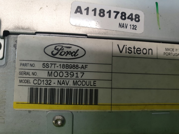 фото №5, Радио навигация 5s7t-18b988-af ford mondeo mk3
