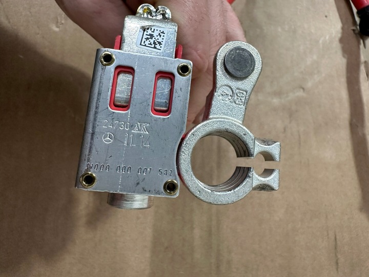 фото №7, Клема піротехнічна, плюсова шланг плюсовий, plus, кабель mercedes w205 des