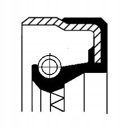 фото №1, Corteco 01033874b кольцо уплотнительный вала, ступица колёса