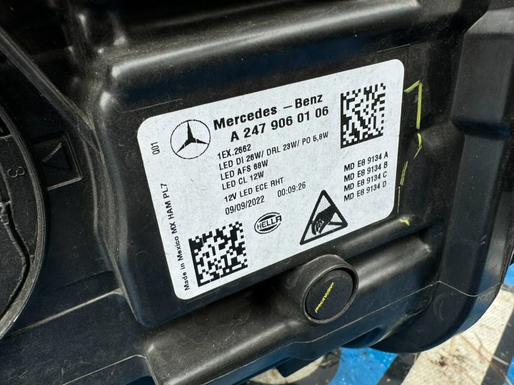 фото №8, Mercedes glb 247 фара передняя левая multibeam 2479060106
