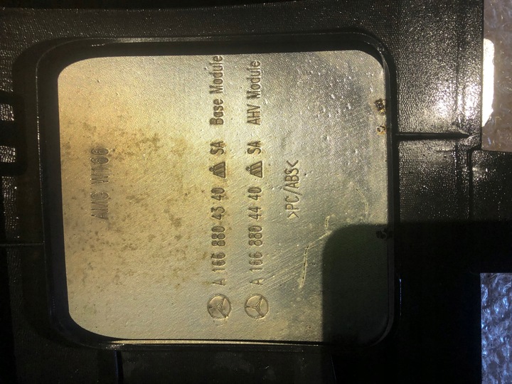 фото №10, Mercedes a166 ml amg a1668804340 накладка дифузор спойлер бампера зад