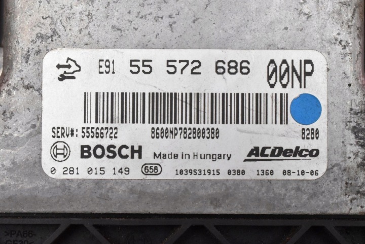 фото №7, Блок керування двигуном (ecu) 55572686 0281015149 opel insignia a 2.0 cdti 160 km 08-14