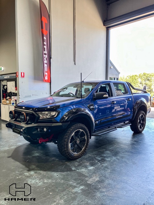 фото №11, Бампер переднее стальной offroad hamer king ford ranger 2016-2022