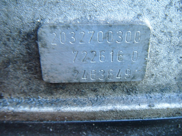 фото №6, Mercedes c w203 00- 2.0 b коробка передач коробки передач автомат 722.616 2032700030