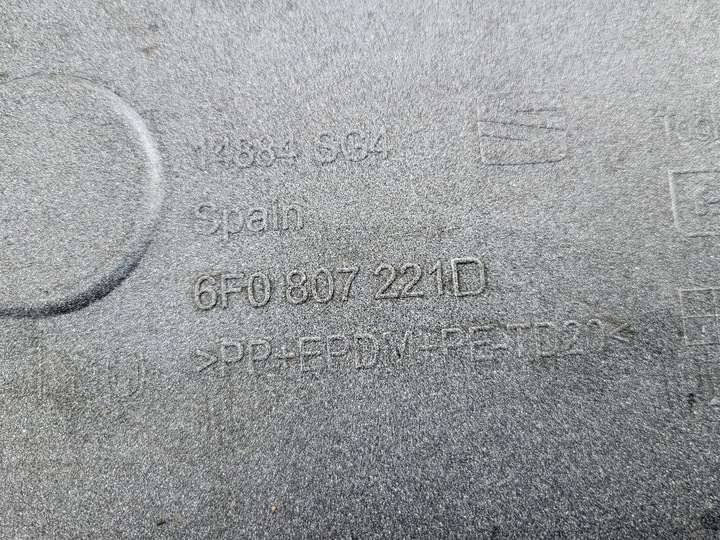 фото №12, Бампер переднее перед seat ibiza 5 v 6f белый оригинальный номер