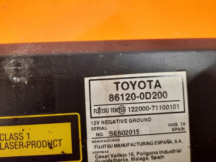 фото №7, Toyota yaris ii 2 05-09 магнітола 861200d200 1n-p72l