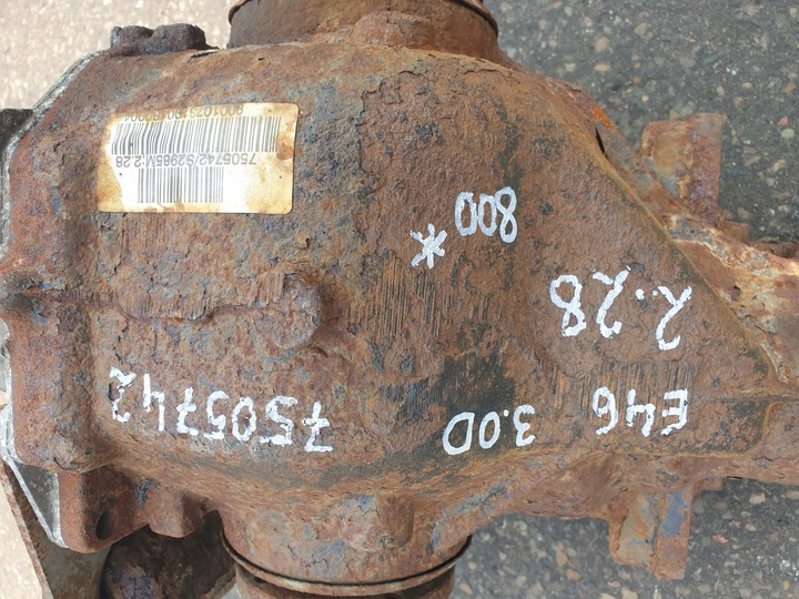 фото №9, Міст диференціал диференціал зад задній 2.28 bmw e46 3.0 дизель 7505742