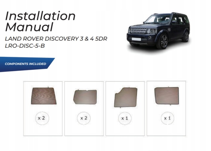 фото №15, Шторки солнечный land rover discovery 3 4 защитные накладки ролеты солнцезащитный
