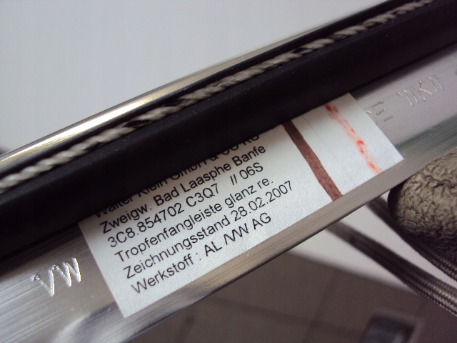 фото №5, Планка крышная правая vw passat cc fl 2011-2016