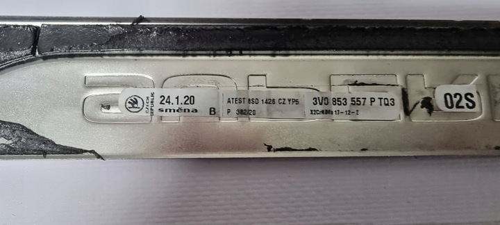 фото №4, Планка декоративна порогова 3v0853813p 3v0853557p kpl